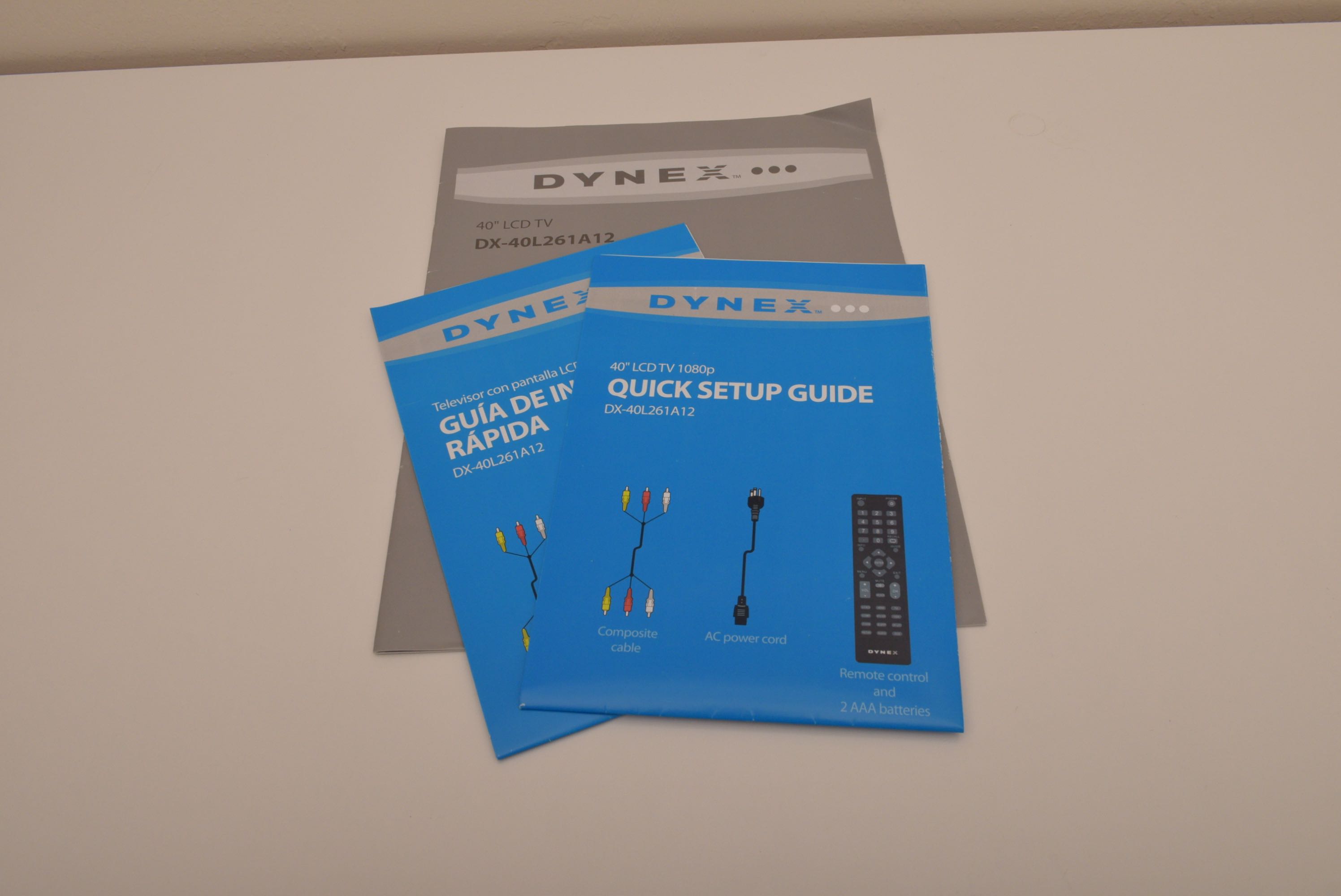 Dynex 40" LCD  HDTV with Adjustable Wall Mount