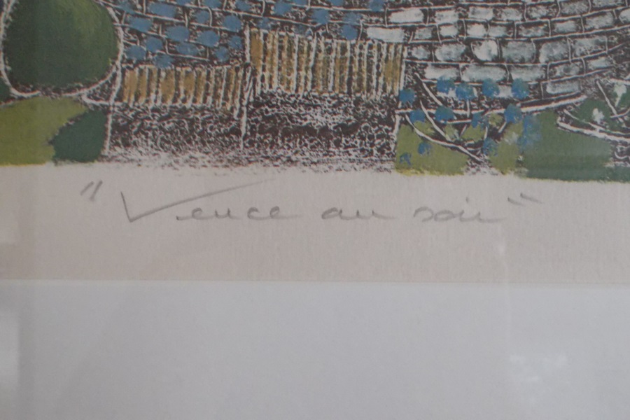 Vincent Gayet Signed Lithograph