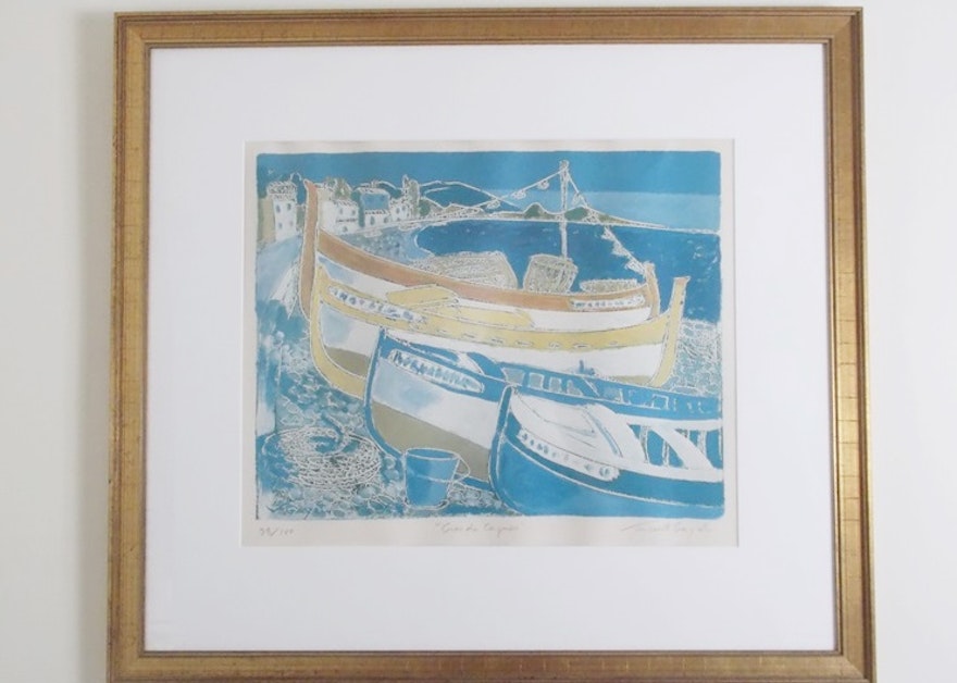 Vincent Gayet Signed Lithograph