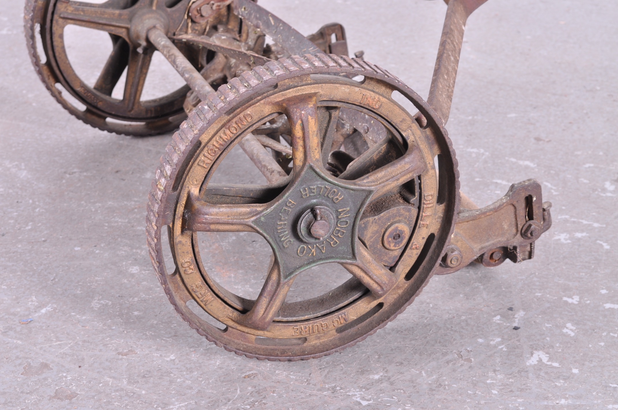 Antique Dille McGuire Reel Mower