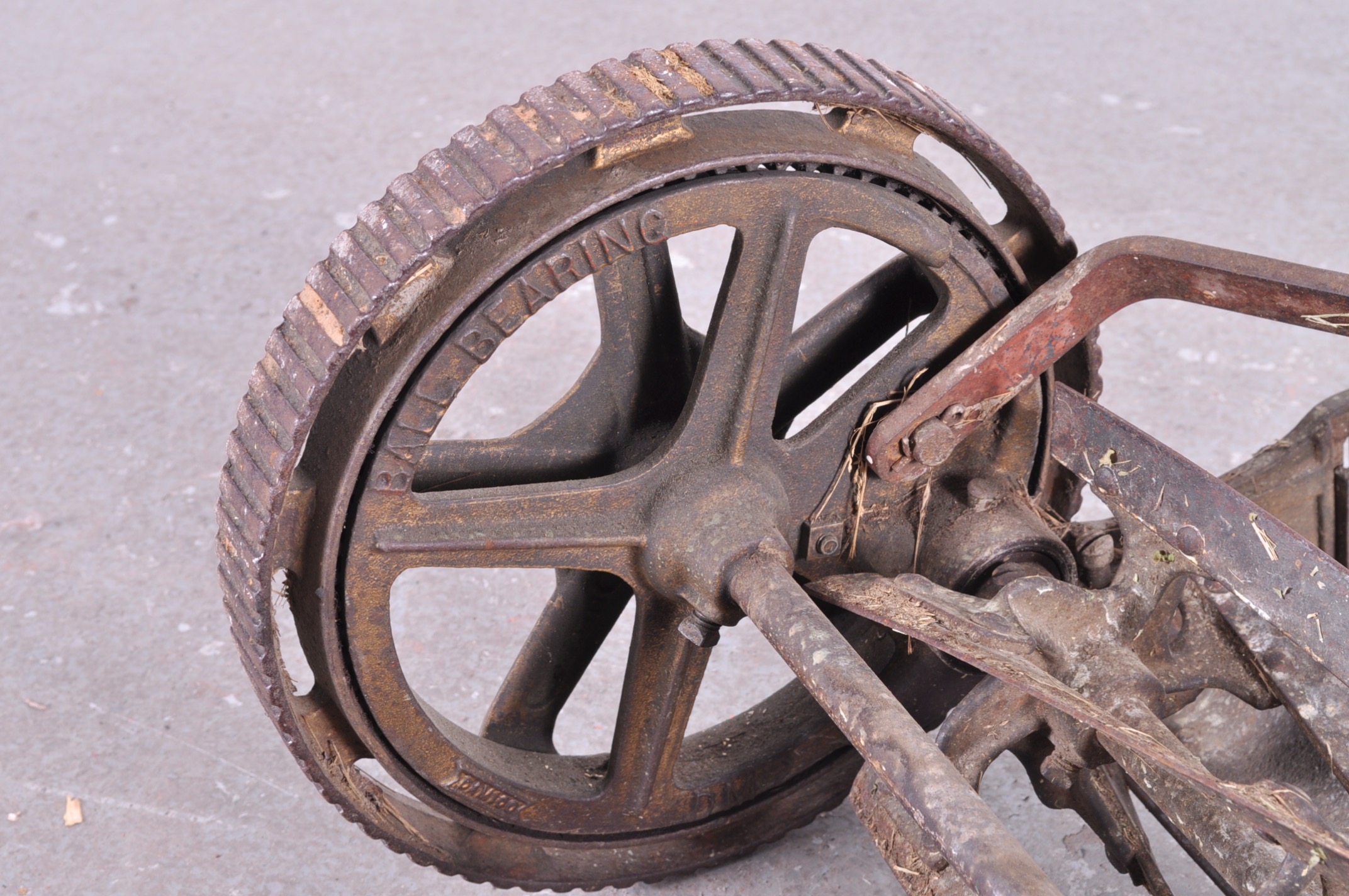 Antique Dille McGuire Reel Mower