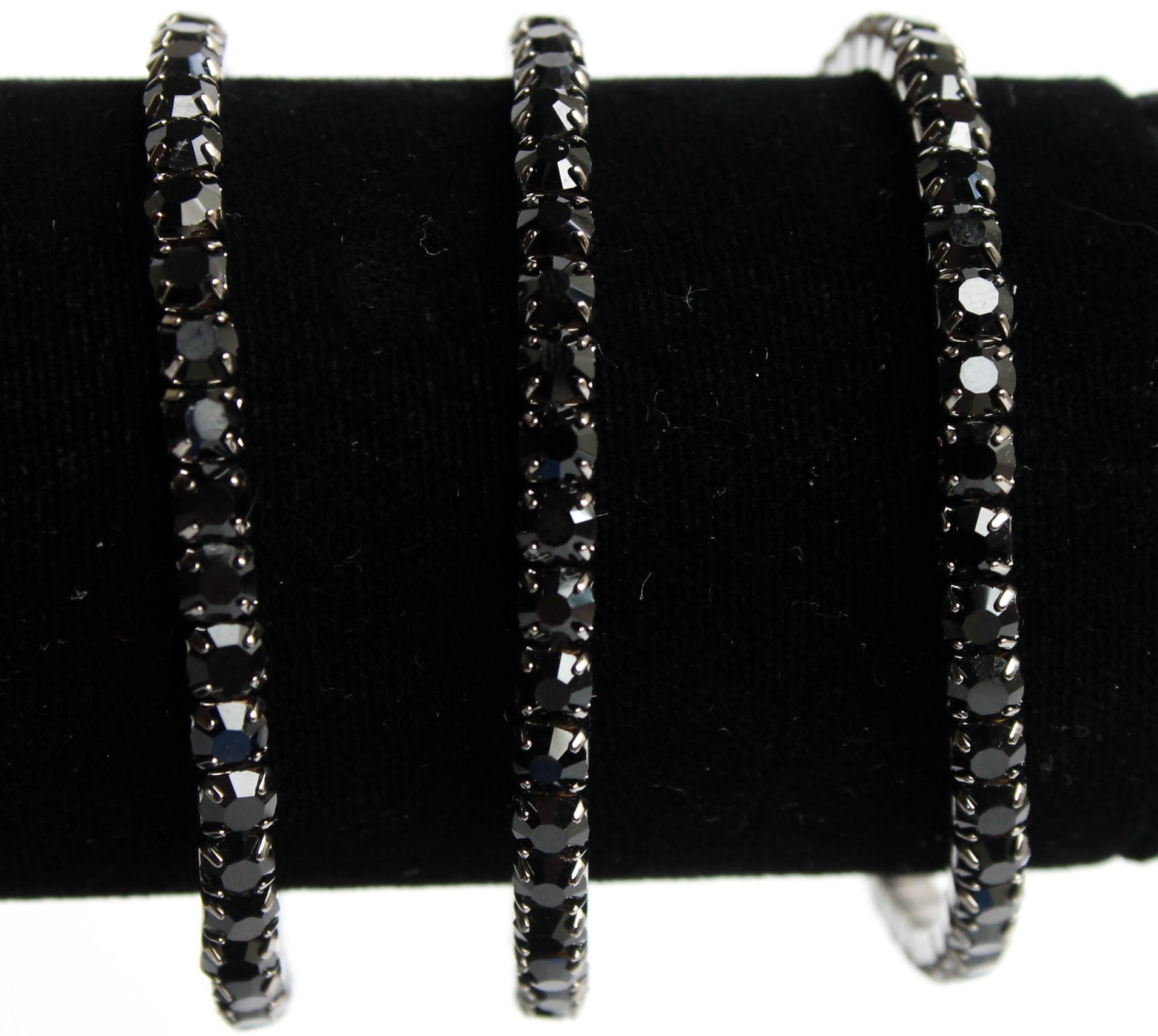 Group of Black and Blingy Fashion Jewelry