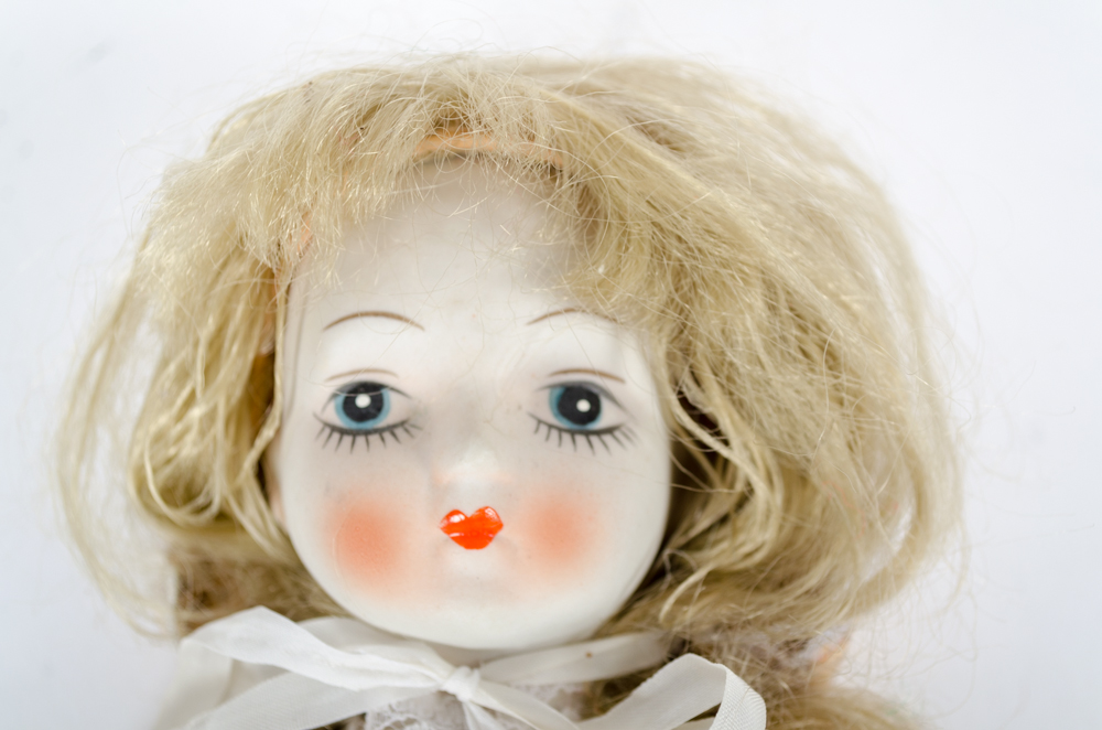 Vintage Porcelain Faced Dolls