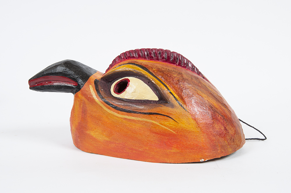 Peruvian Wooden Rooster Mask