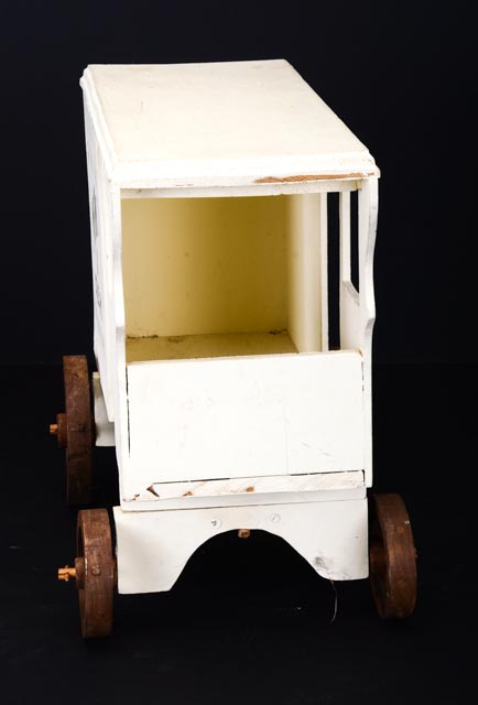 Wooden Handcrafted Wagon and Horse