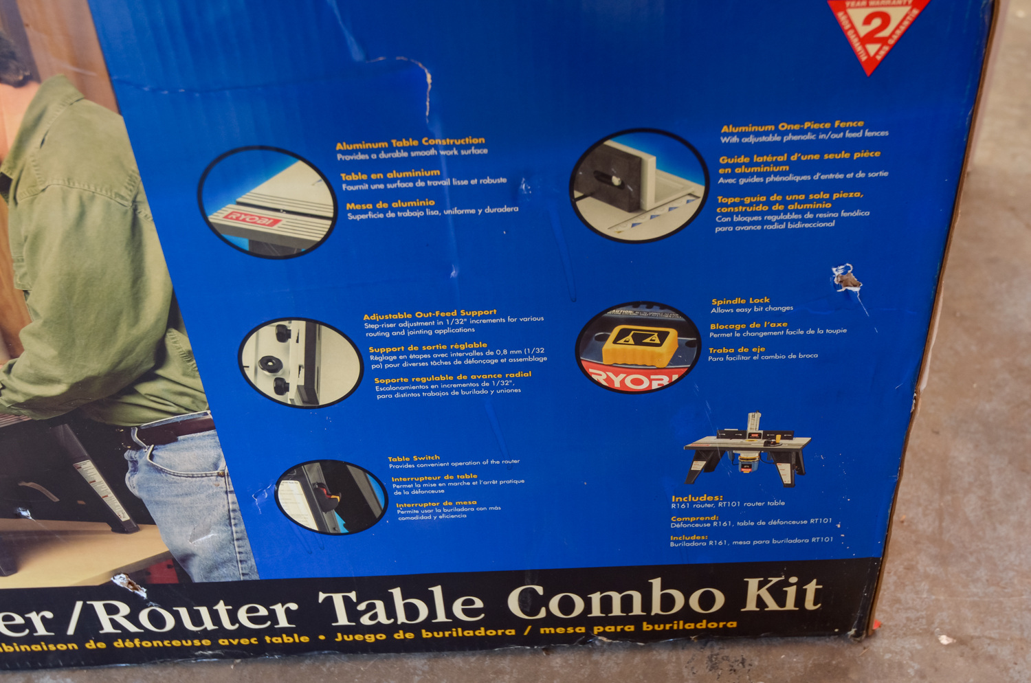 Ryobi R161 Router/Table Combo Kit
