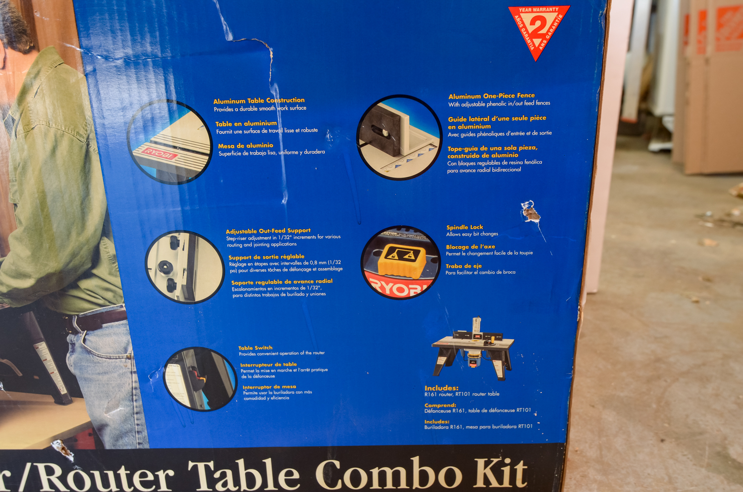 Ryobi R161 Router/Table Combo Kit