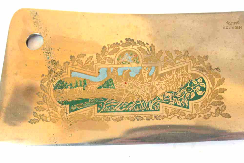 Vintage Rostfrei Solingen German Stag Horn Carving Set