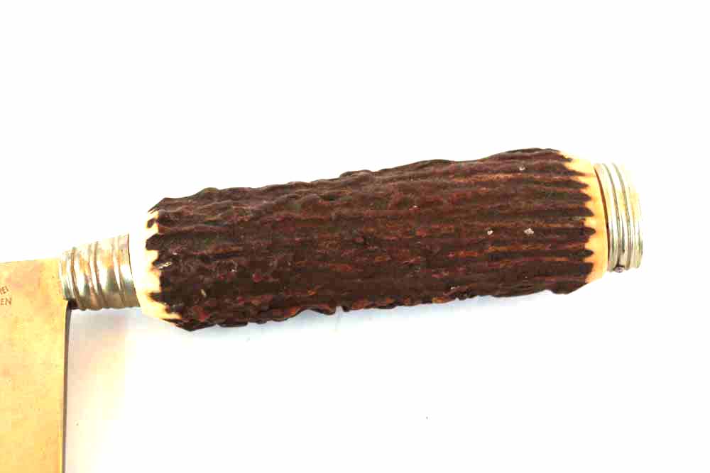 Vintage Rostfrei Solingen German Stag Horn Carving Set