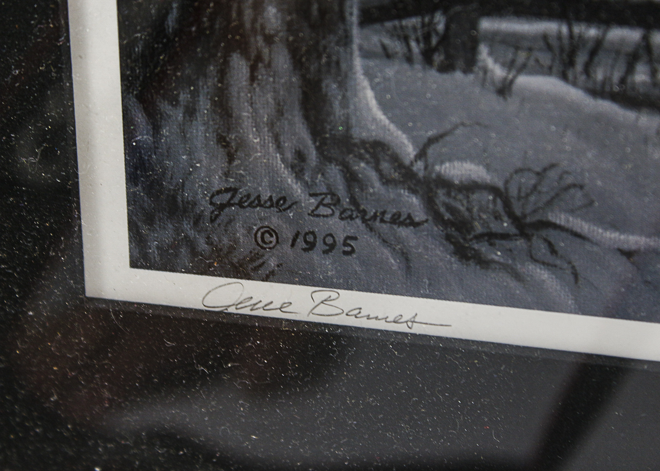 Signed Limited Edition Jesse Barnes "Spirit of the Season" Print