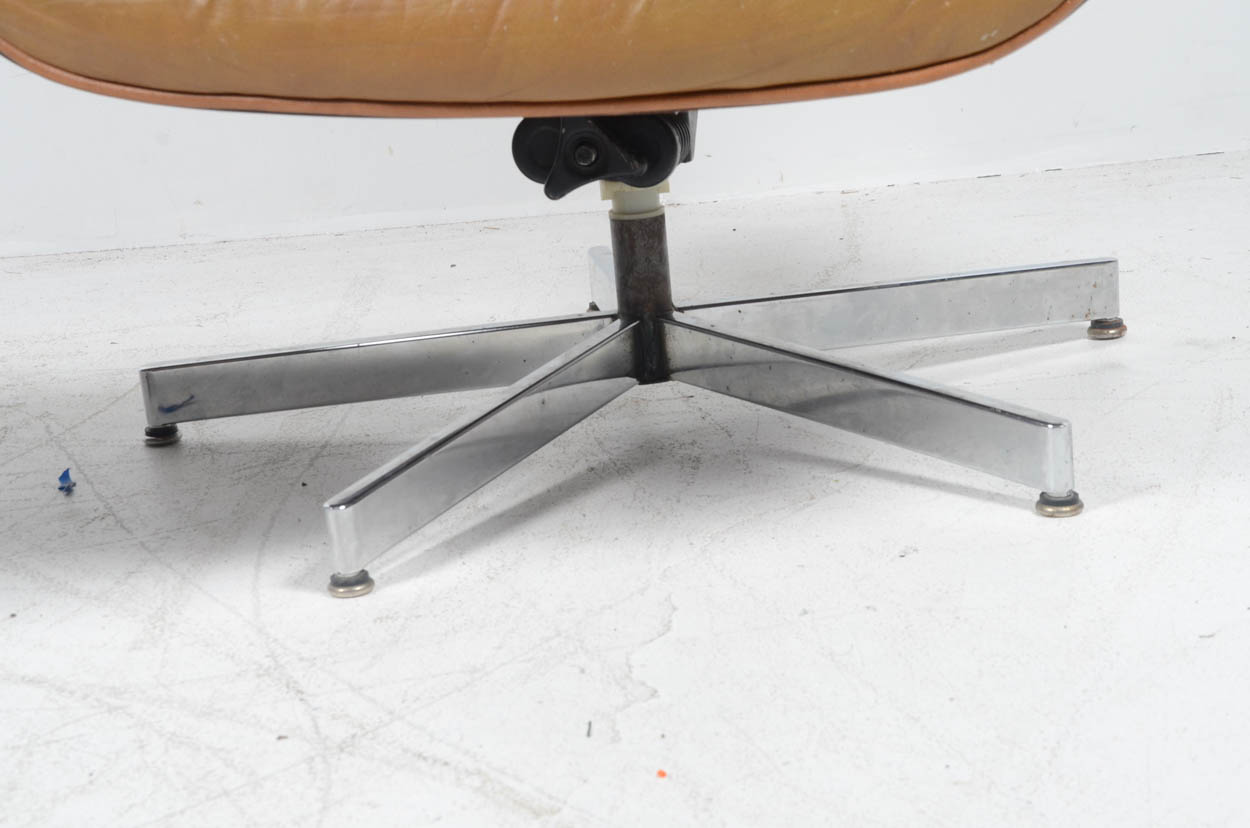 Eames Style Lounge Chair and Ottoman