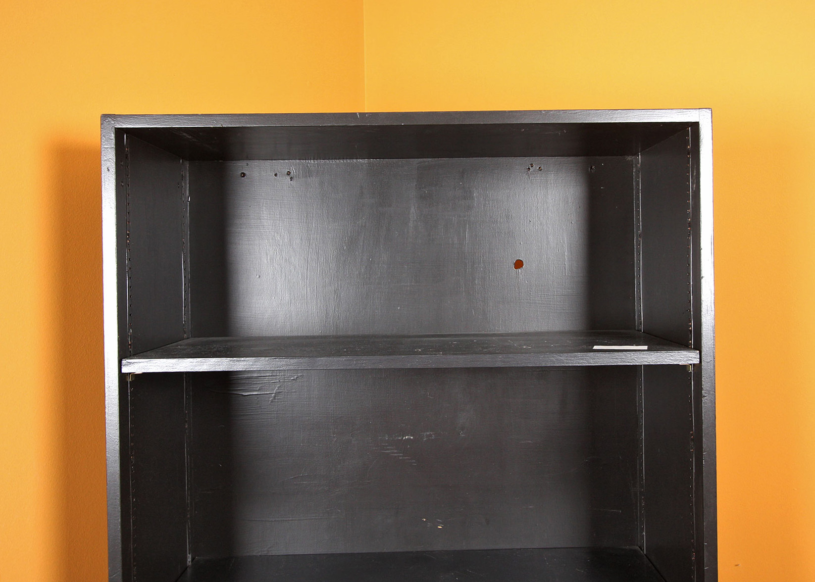 Contemporary Black Shelving Unit