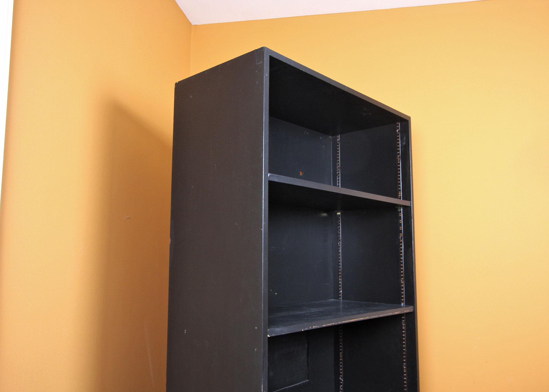 Contemporary Black Shelving Unit