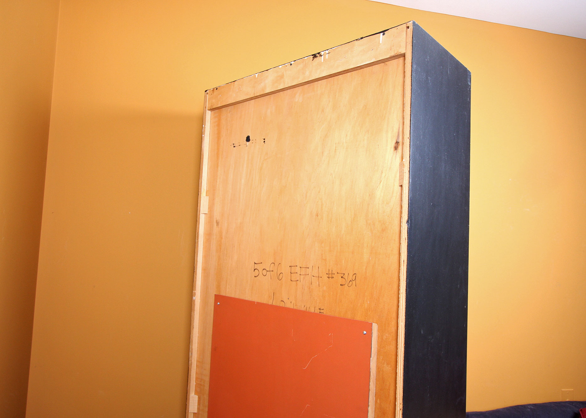 Contemporary Black Shelving Unit