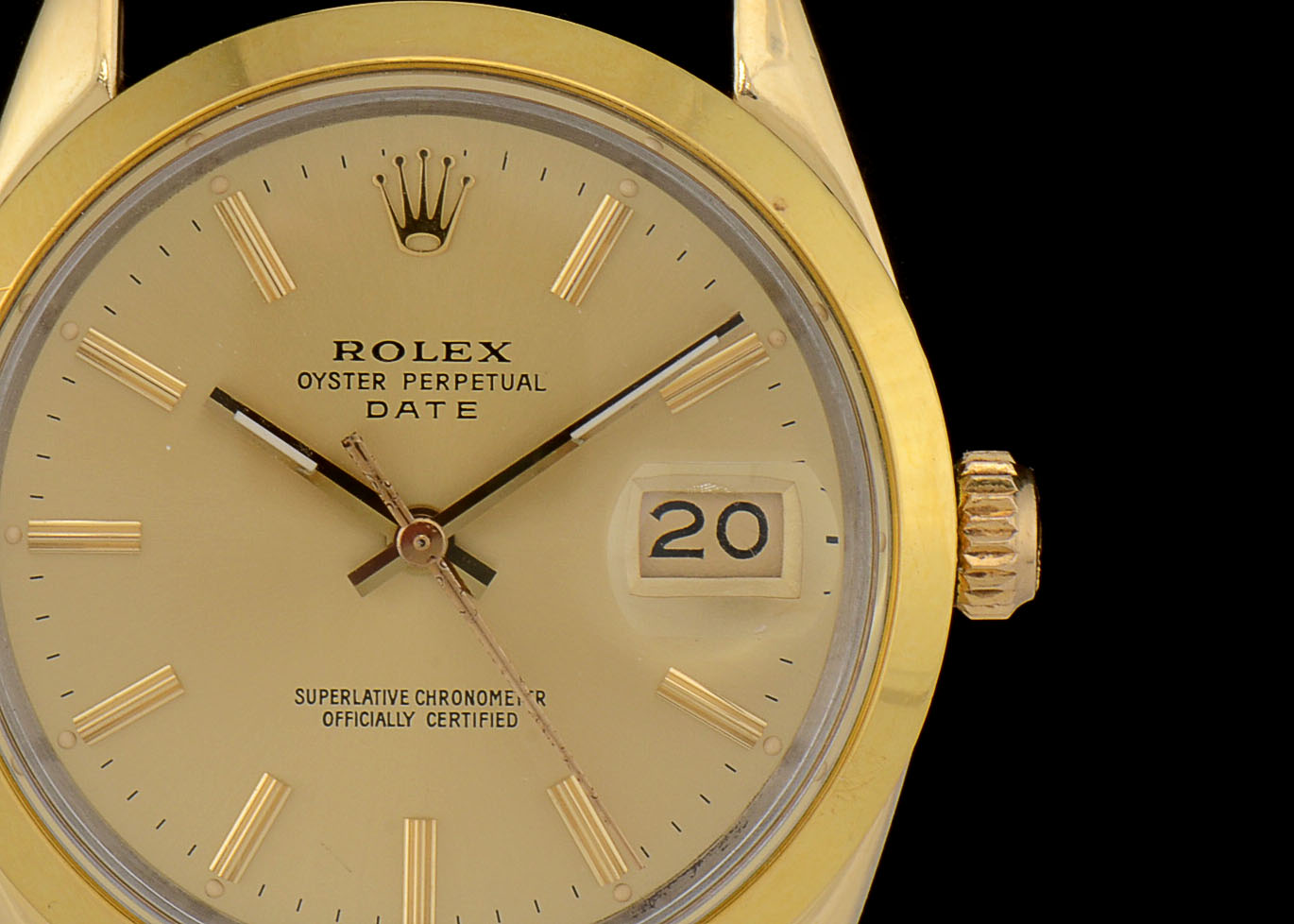 Rolex Perpetual Date Gold Shell/Plated Steel 15505 34mm Watch
