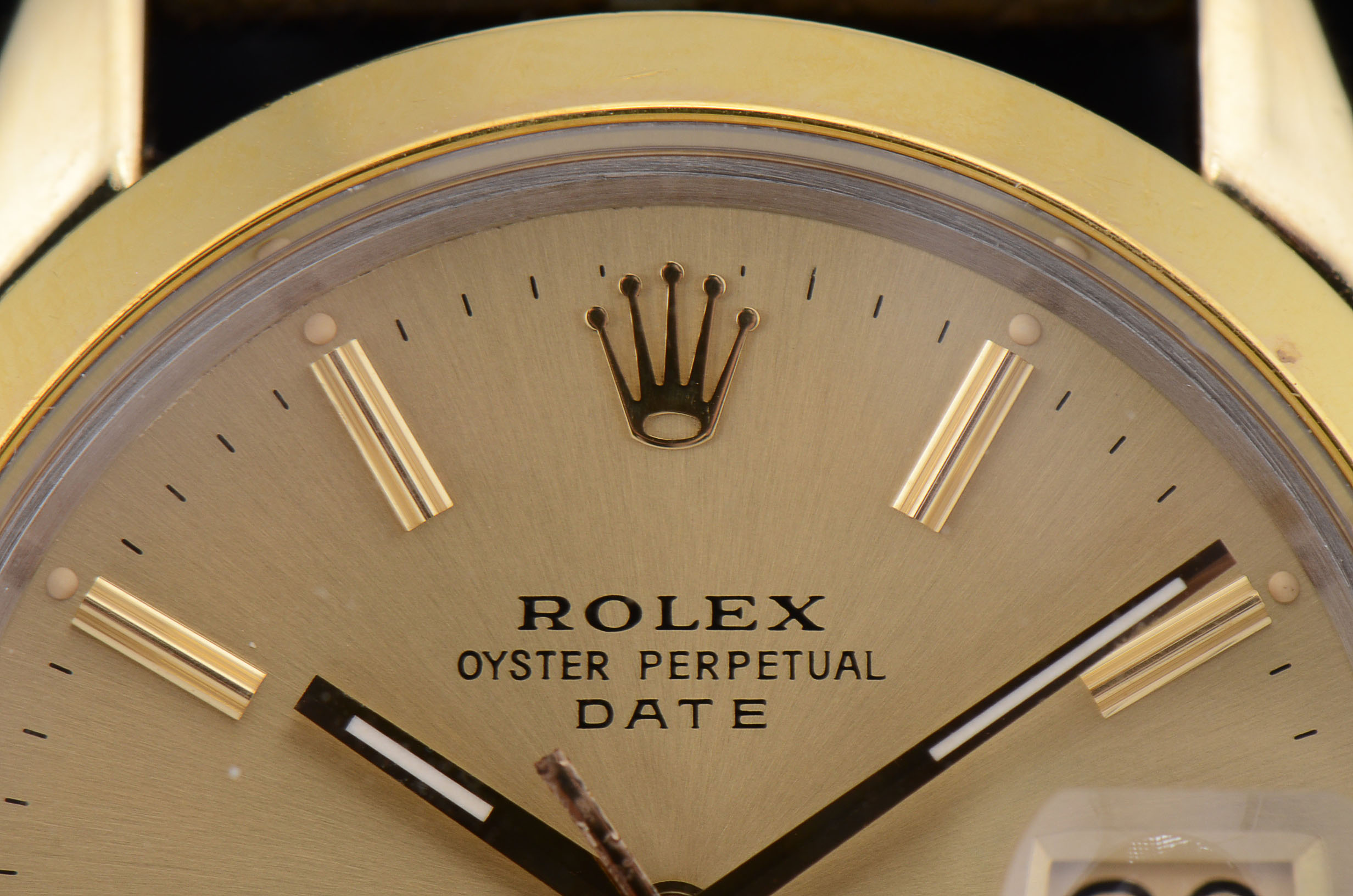 Rolex Perpetual Date Gold Shell/Plated Steel 15505 34mm Watch