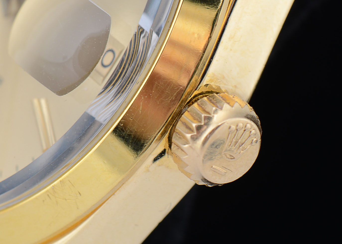 Rolex Perpetual Date Gold Shell/Plated Steel 15505 34mm Watch