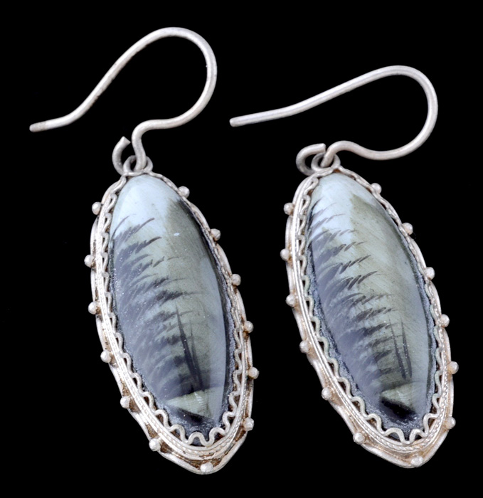 Silver Filigree Handpainted Jewelry