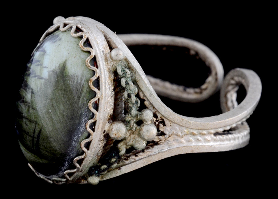 Silver Filigree Handpainted Jewelry