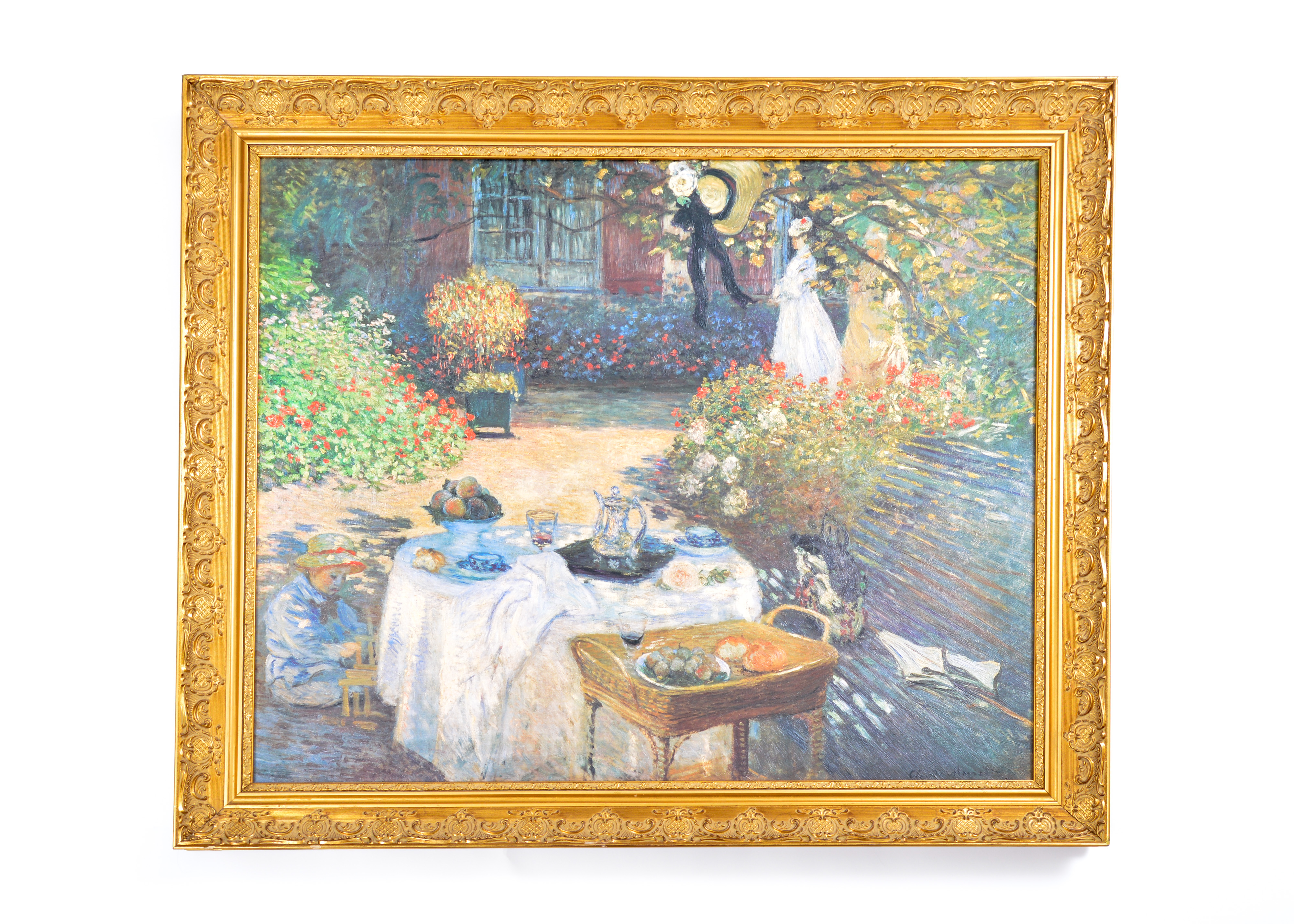 "The Luncheon" by Claude Monet Authentic Reproduction