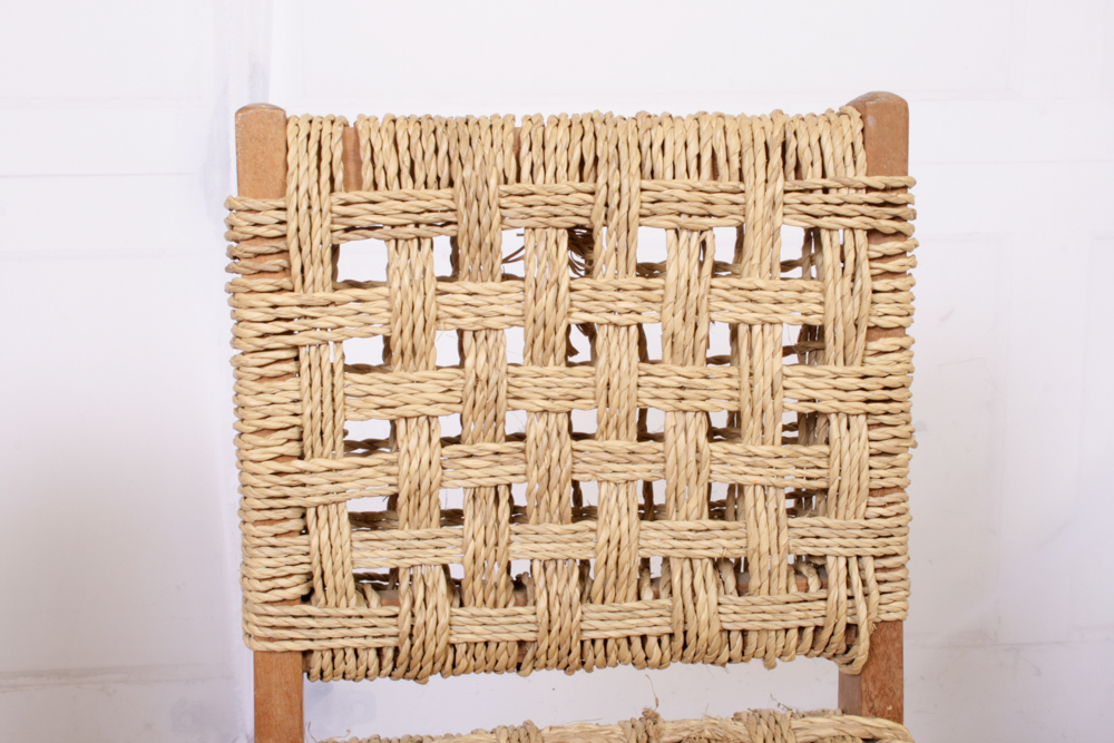 Vintage Set of Child's Chairs and Folding Seat