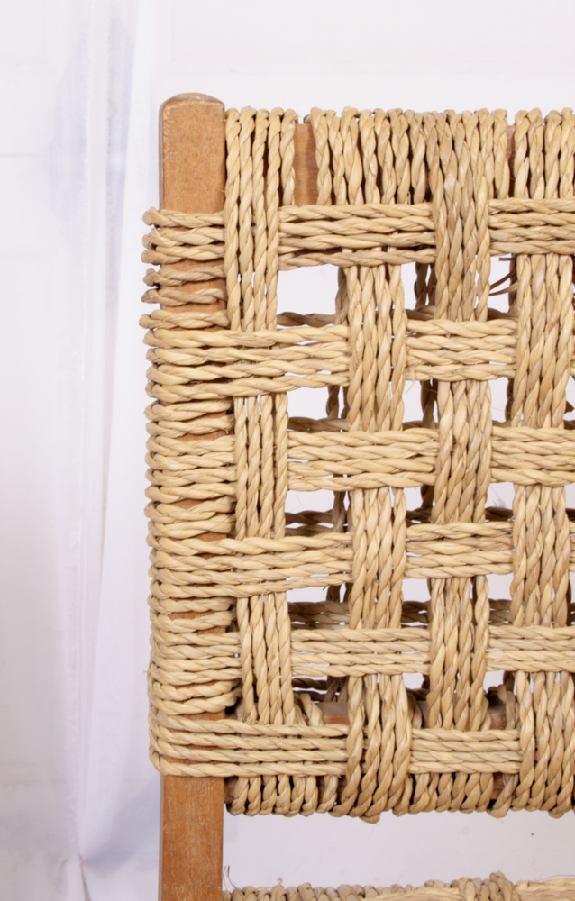 Vintage Set of Child's Chairs and Folding Seat