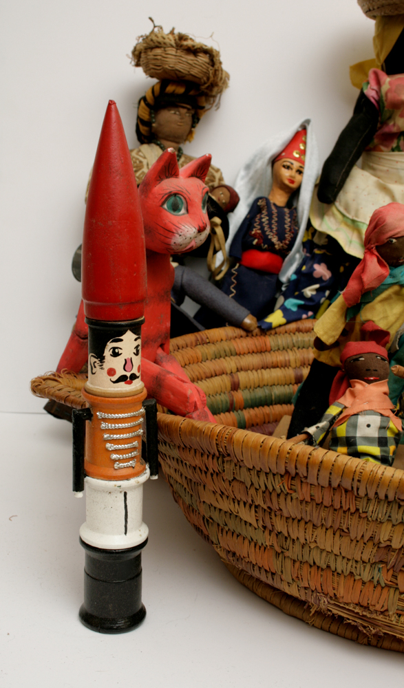 Collection of Vintage Tribal Figures and Dolls