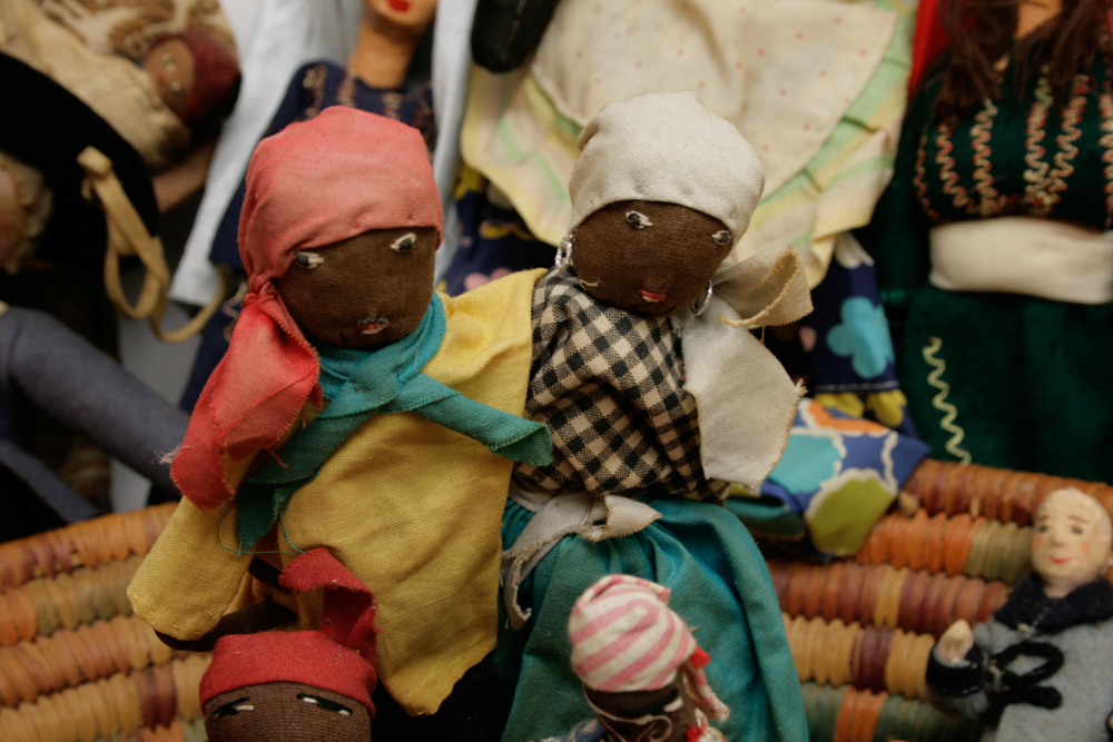 Collection of Vintage Tribal Figures and Dolls
