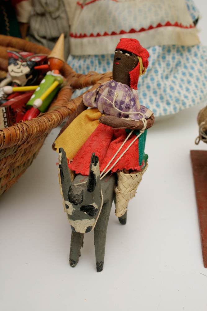 Collection of Vintage Tribal Figures and Dolls