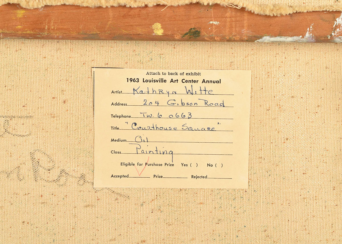 Kathryn Witte Oil on Canvas