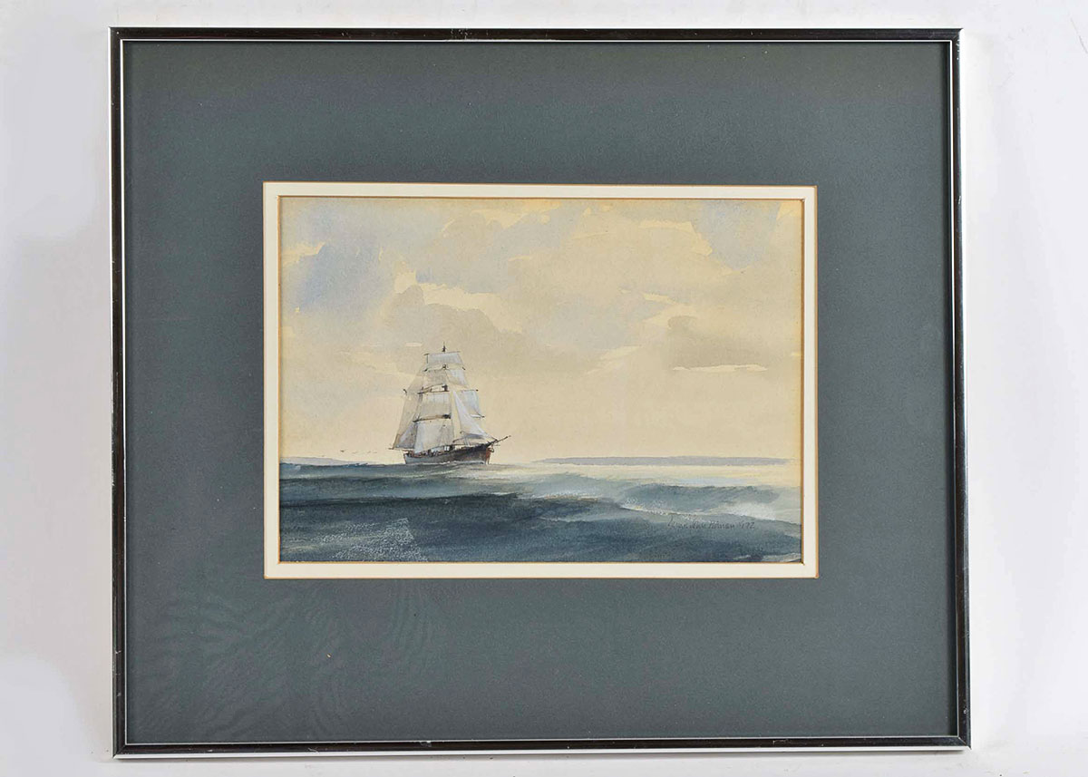 Original Signed Dennis John Hanceri Watercolor