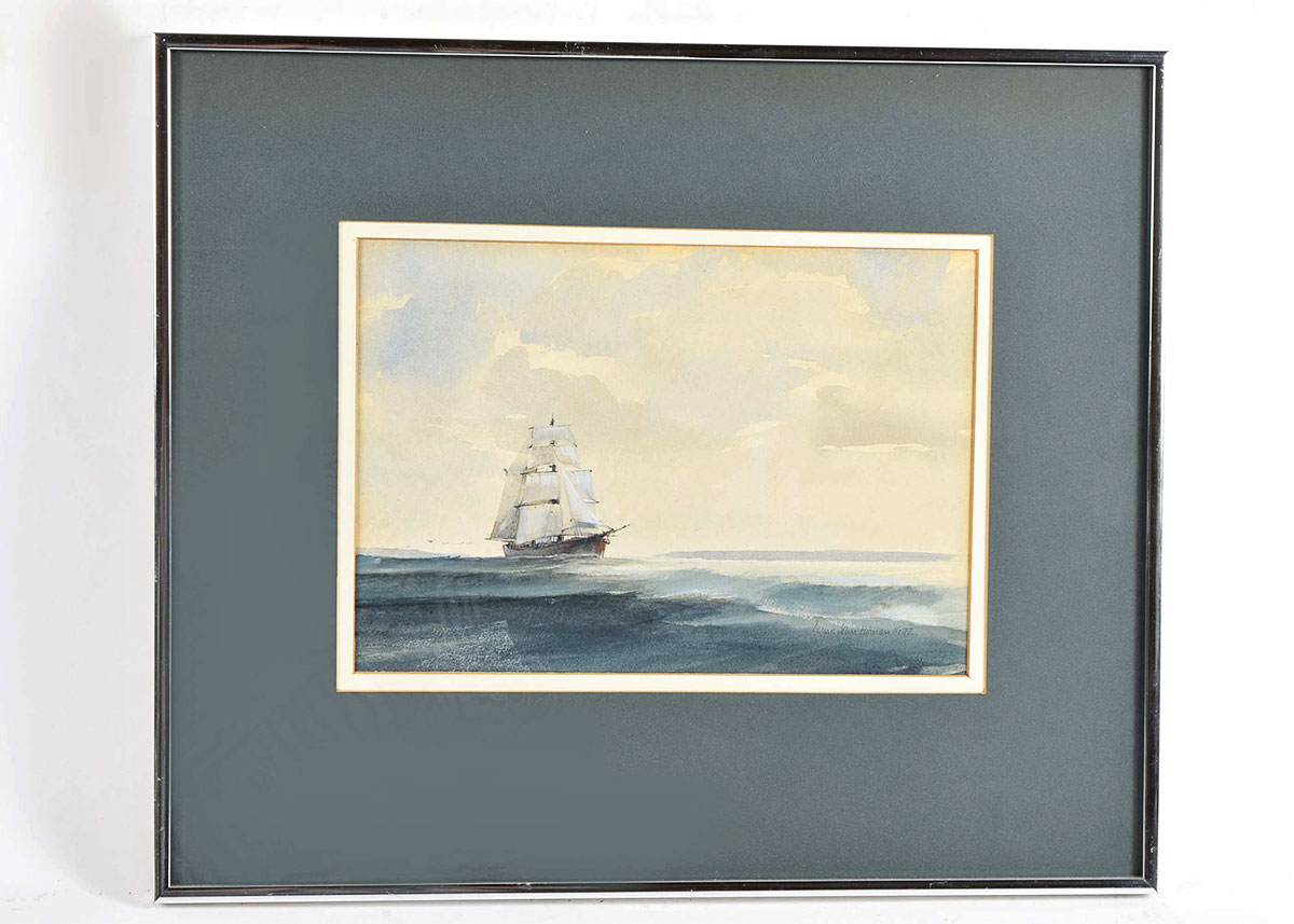 Original Signed Dennis John Hanceri Watercolor