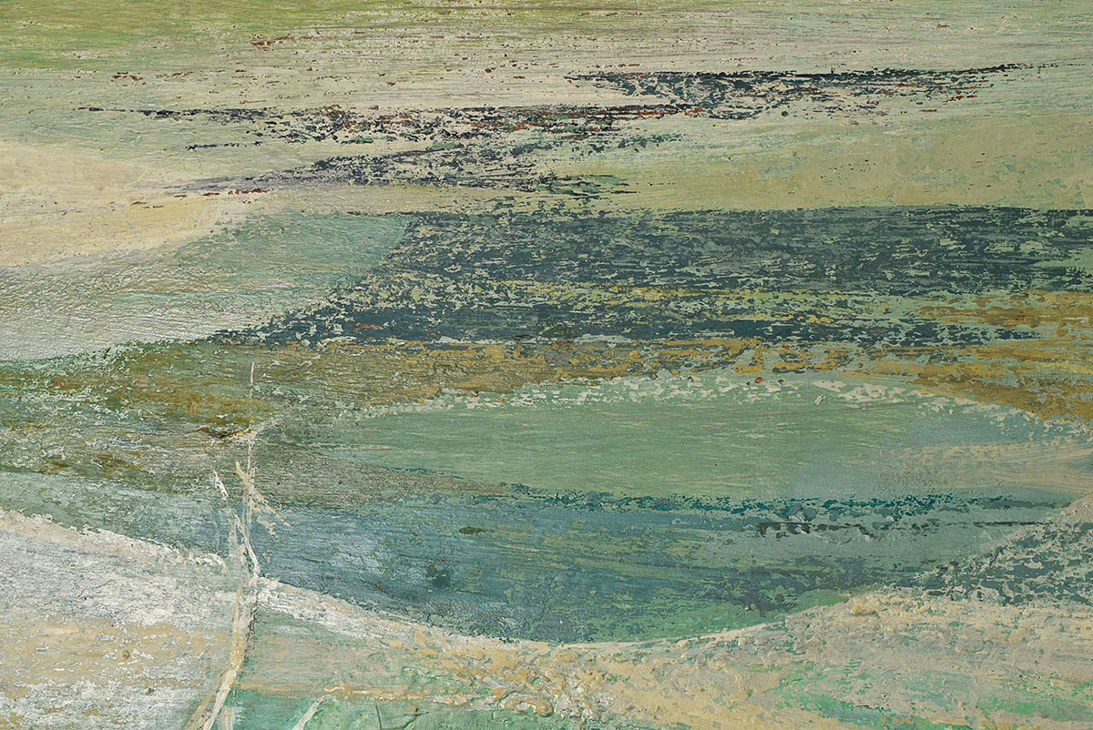 Original Signed Mary Spencer Nay Oil Abstract