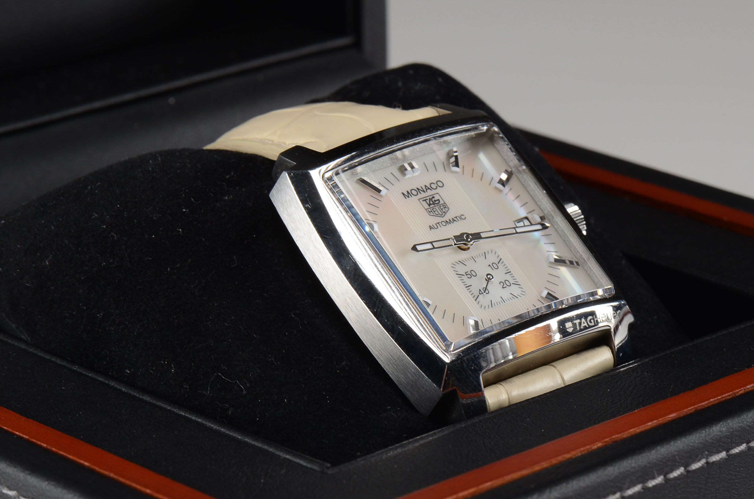 Tag Heuer Monaco Mother of Pearl Calibre 6 Watch