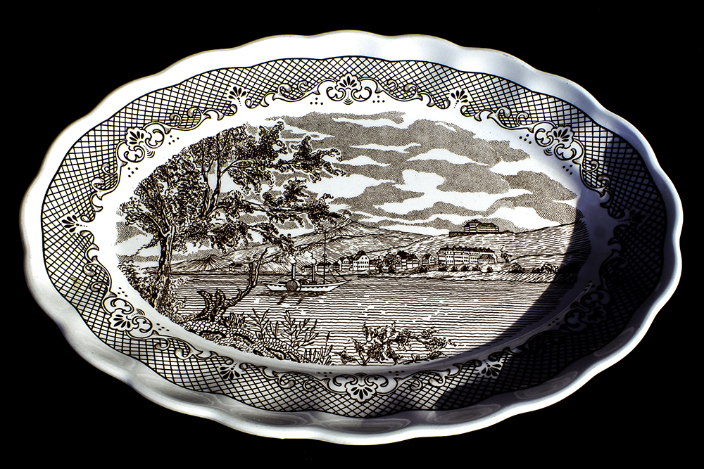 Collection of Vintage Plates and Platter