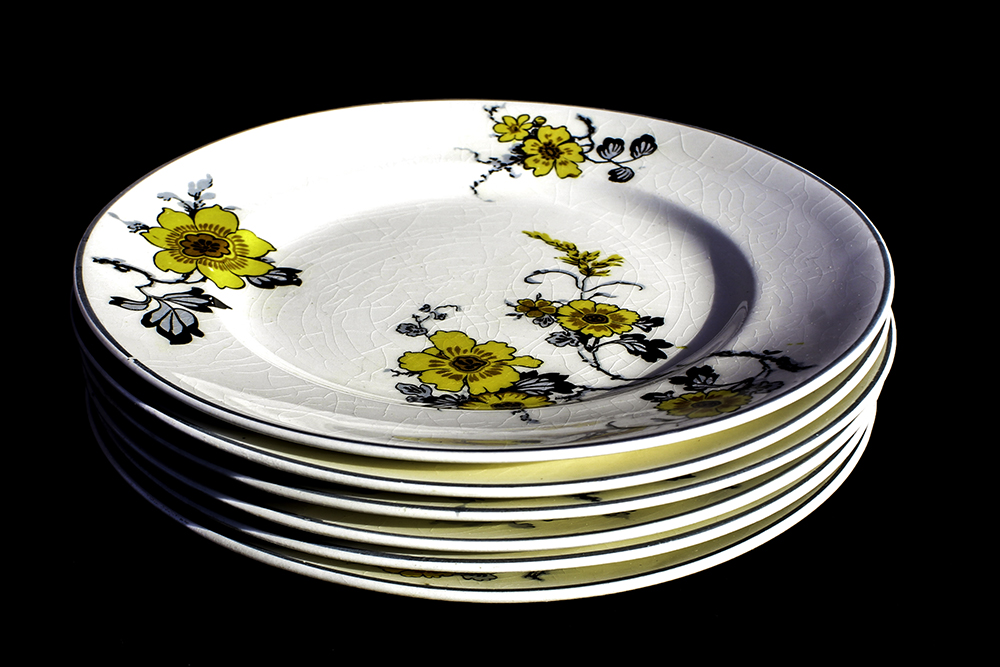 Collection of Vintage Plates and Platter