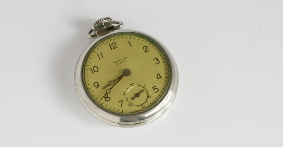 Vintage Westclox Scotty Pocket  Watch