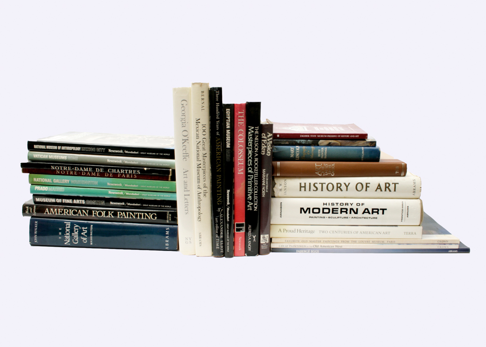 Assortment of Fine Art Literature