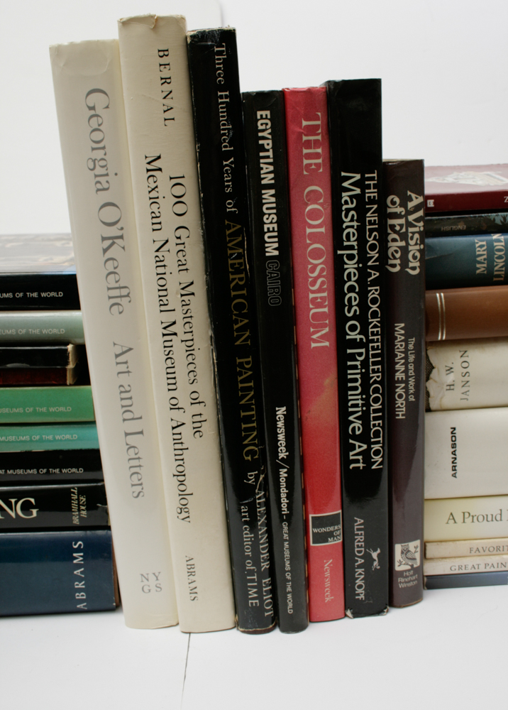 Assortment of Fine Art Literature