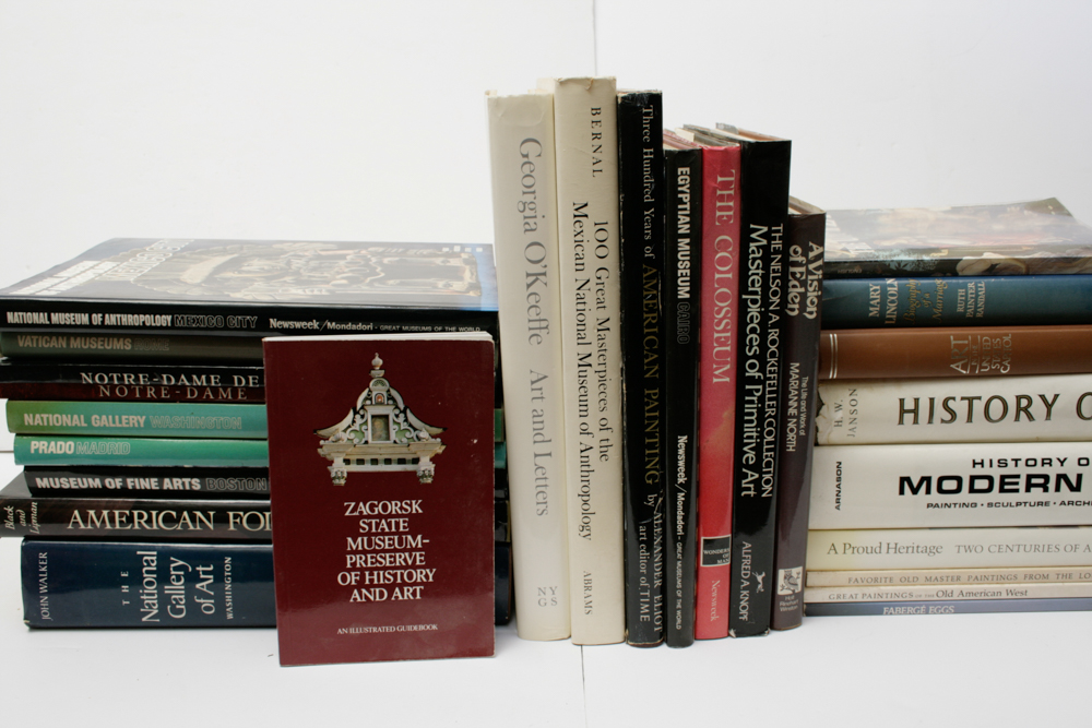 Assortment of Fine Art Literature