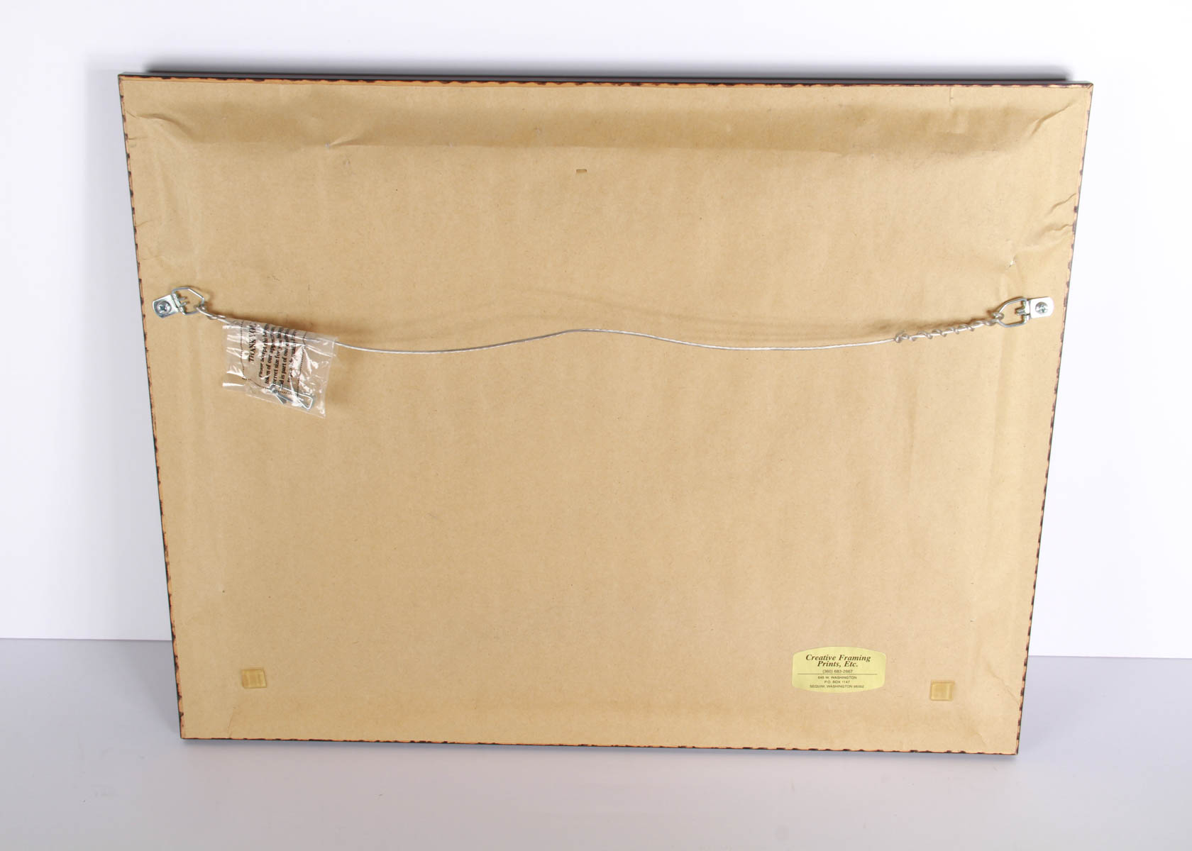 Jim Rozzi Framed Western Scene Canvas Lithograph