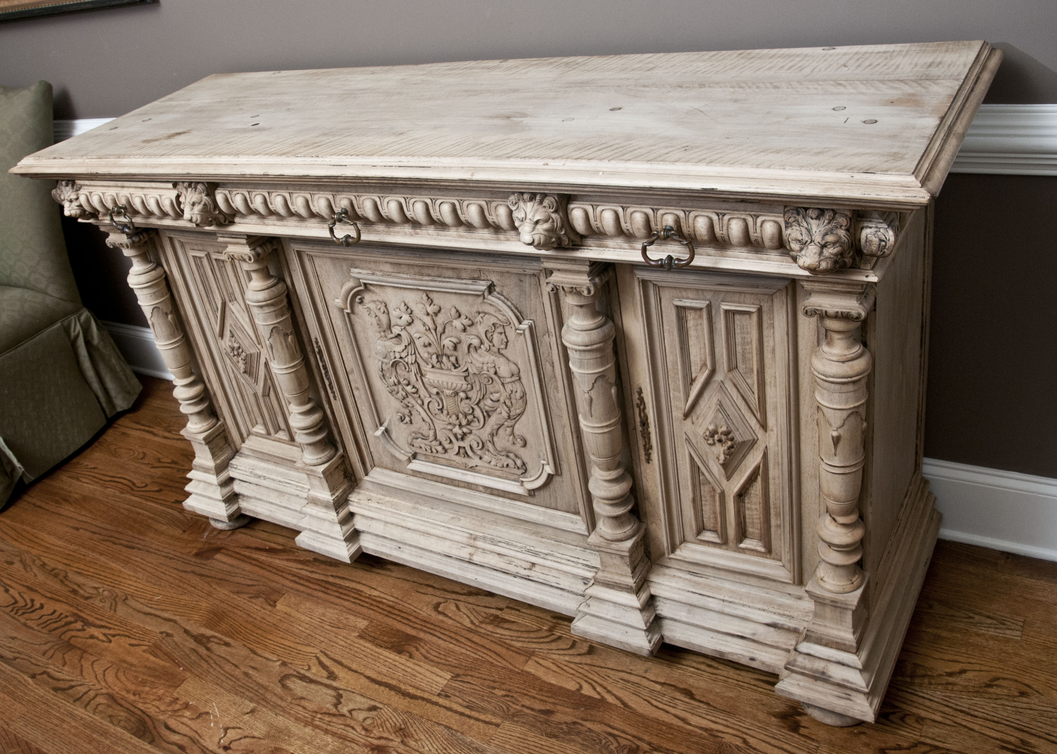 18th Century French Carved Console