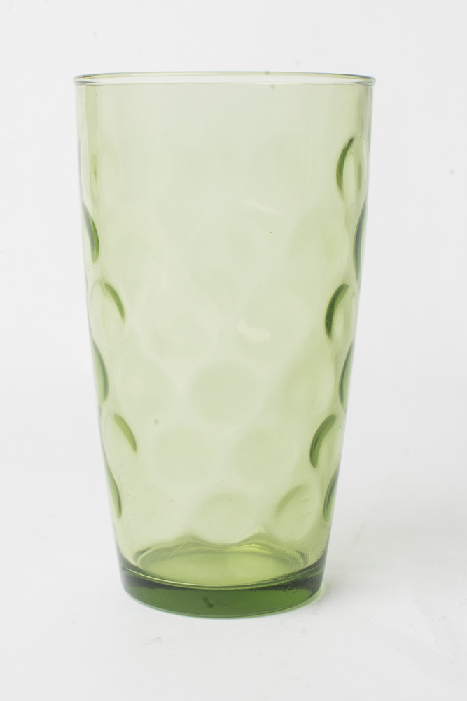 Set of Modern Green Glasses