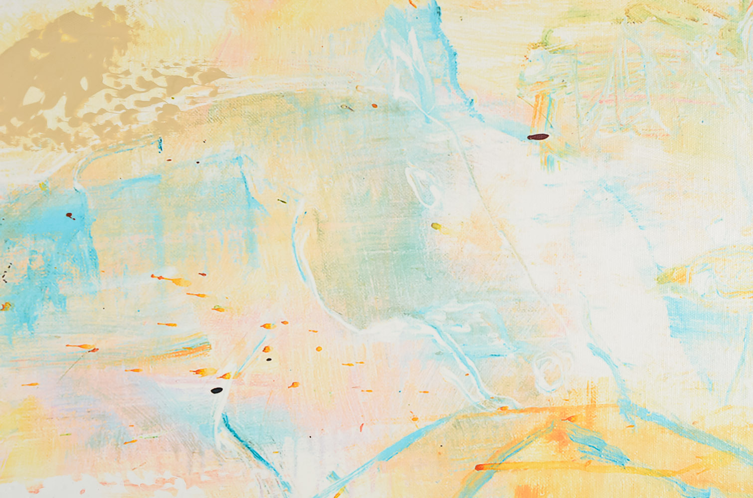 Contemporary Large Framed Abstract Giclee After Albert Pyne