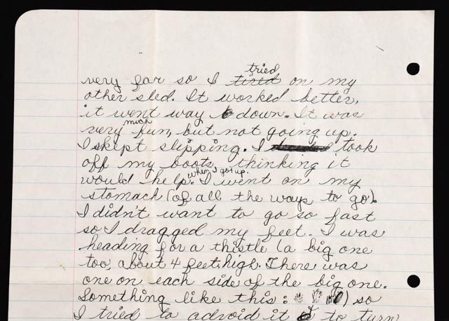 Handwritten Letter from Pen-Pal Muriel Odden to Shirley Mason