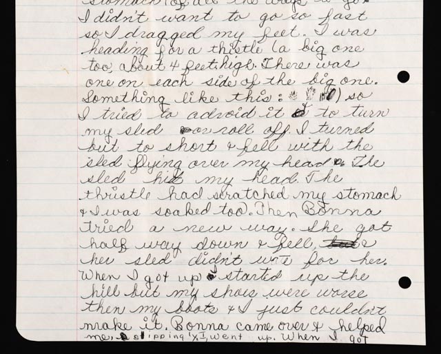 Handwritten Letter from Pen-Pal Muriel Odden to Shirley Mason