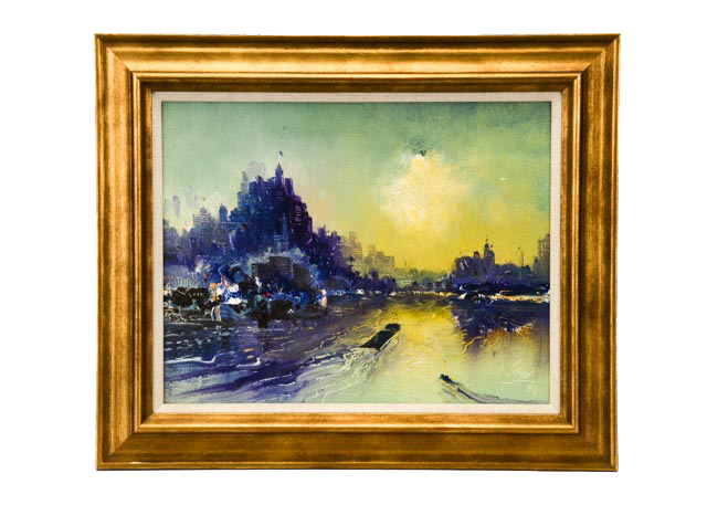 Original Oil On Board by William Cole