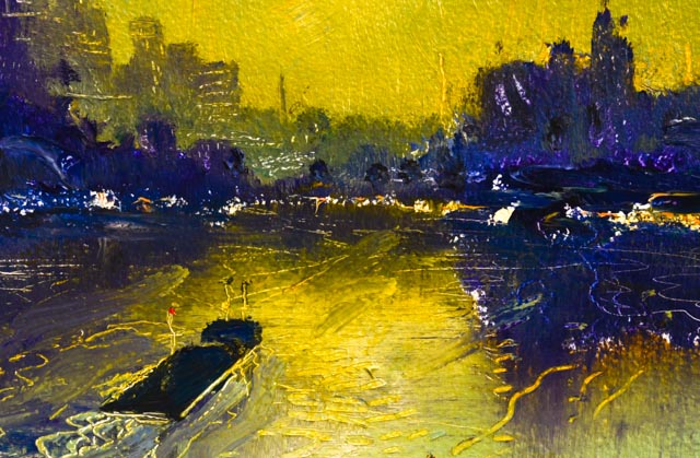 Original Oil On Board by William Cole