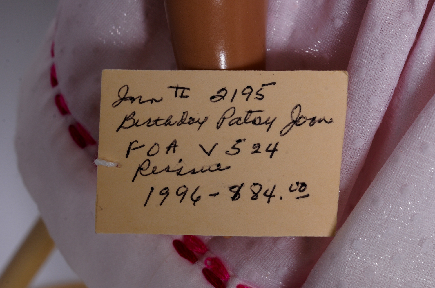 Effanbee Patsy Joan Birthday Doll, 1996