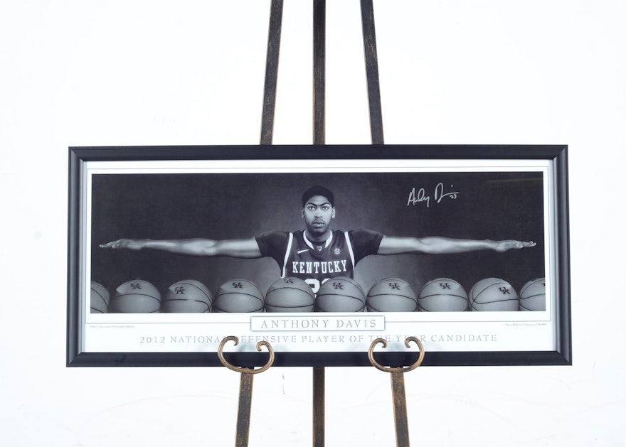 Anthony Davis Autographed "Wingspan" Poster